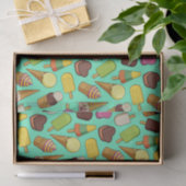 Eiscreme-Hintergrund Seidenpapier (Geschenk)