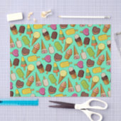 Eiscreme-Hintergrund Seidenpapier (Handwerk)