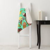 Eiscreme-Hintergrund Sherpadecke (Beispiel)