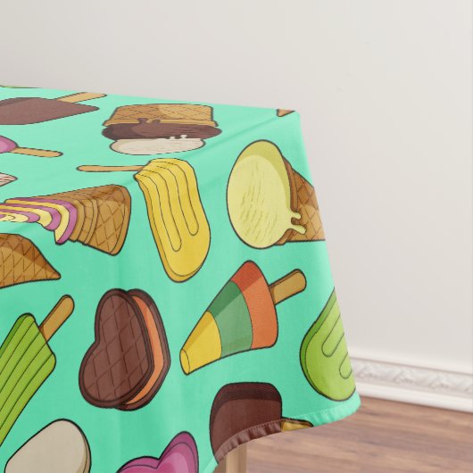 Eiscreme-Hintergrund Tischdecke (Beispiel)