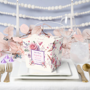 Eiscreme-Hochzeitsdusche im Wasserfarben-Look Geschenkschachtel