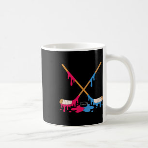 Eiscreme-Hockey-Tropf Farbige Streusel Jungen Yout Kaffeetasse