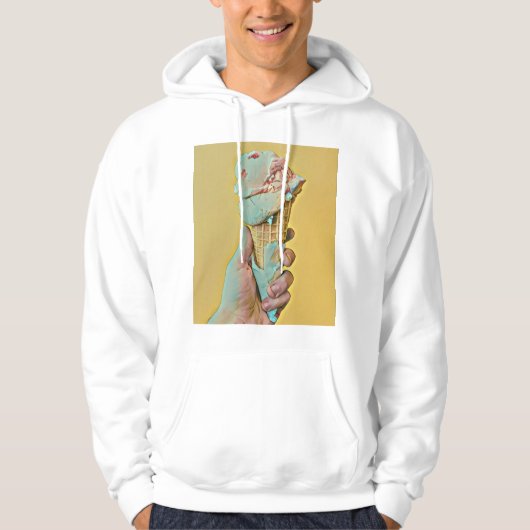 Eiscreme Hoodie (Vorderseite)
