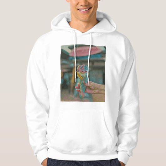 Eiscreme Hoodie (Vorderseite)