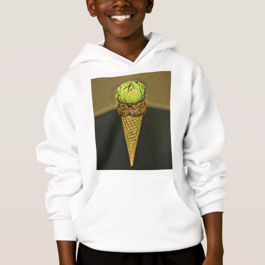 Eiscreme Hoodie (Vorderseite)