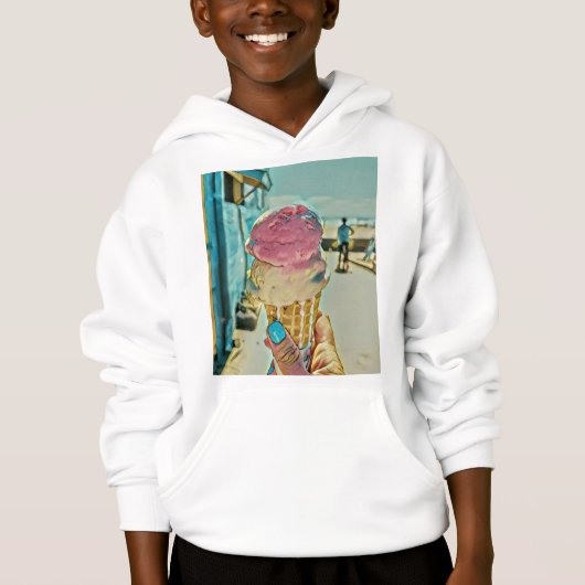 Eiscreme Hoodie (Vorderseite)