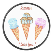 Eiscreme I Liebe Sie Niedlichen Sommer