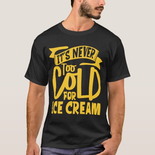 Eiscreme Ice I Liebe Eiscreme 1 T-Shirt (Vorderseite)