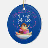 Eiscreme Ich bin nur für die Keramik Ornament (Links)