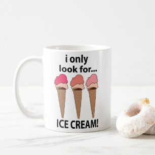 Eiscreme Ich Suche Nur Nach Eiscreme Kaffeetasse