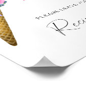 Eiscreme - Ihre Kochkarte hier Poster (Ecke)