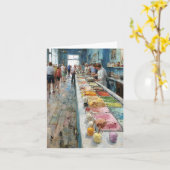 Eiscreme in Acrylicen Karte (Gelbe Blume)