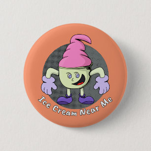 Eiscreme in der Nähe von mir Button