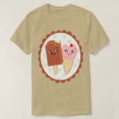 Eiscreme in Liebe T-Shirt (Design vorne)