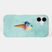 Eiscreme iPhone 16 Hülle (Rückseite (Horizontal))