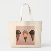Eiscreme Jumbo Stoffbeutel (Vorne)