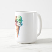 Eiscreme kaffeetasse (VorderseiteRechts)