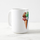 Eiscreme kaffeetasse (Vorderseite Links)