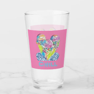 Eiscreme-Kälte Glas