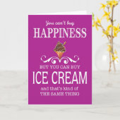 Eiscreme Karte (Gelbe Blume)