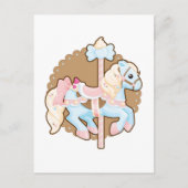 Eiscreme-Karussell Postkarte (Vorderseite)