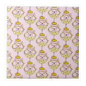 Eiscreme - Katzen II Fliese (Vorderseite)