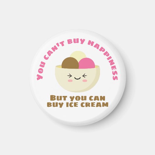 Eiscreme kaufen magnet (Vorne)