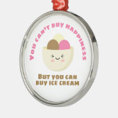 Eiscreme kaufen ornament aus metall (Links)