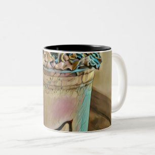 Eiscreme-Kegel für Eiscreme-Liebhaber Zweifarbige Tasse