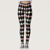 Eiscreme-Kegel-Leggings-einzigartige Leggings (Vorderseite)