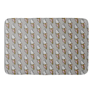 Eiscreme-Kegel-Muster Badematte