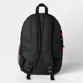 Eiscreme-Kegel-Muster Bedruckter Rucksack (Rückseite)
