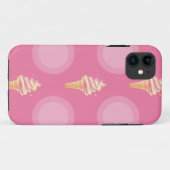 Eiscreme-Kegel rosa Case-Mate iPhone Hülle (Rückseite (Horizontal))
