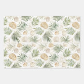 Eiscreme-Kegel Strand Geburtstag Geschenkpapier Set (Vorderseite 3)