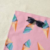 Eiscreme-Kegel Strandtuch (Beispiel)