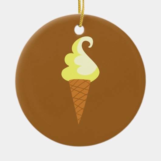 Eiscreme Keramik Ornament (Vorne)