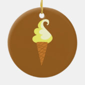 Eiscreme Keramik Ornament (Hinten)