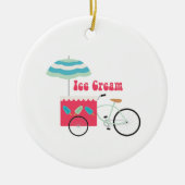 Eiscreme Keramik Ornament (Vorne)