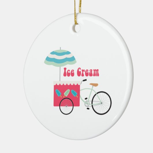 Eiscreme Keramik Ornament (Links)