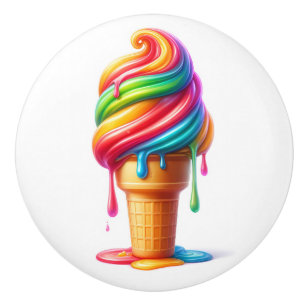 Eiscreme Keramikknauf
