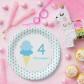 Eiscreme Kinder Sommer Geburtstag Pappteller (Party)