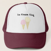 Eiscreme King Truckerkappe (Vorderseite)