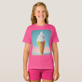 Eiscreme Kitty (1) : T-Shirt (Vorne ganz)