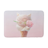 Eiscreme Kitty - Rosy & Dreamy Badematte (Vorderseite)