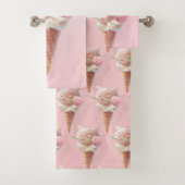 Eiscreme Kitty - Rosy & Dreamy Badhandtuch Set (Insitu)