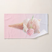 Eiscreme Kitty - Rosy & Dreamy Badhandtuch Set (Handtuch)
