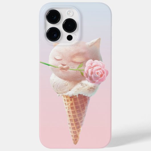 Eiscreme Kitty - Rosy & Dreamy Case-Mate iPhone Hülle (Rückseite)