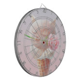 Eiscreme Kitty - Rosy & Dreamy Dartscheibe (Vorderseite Links)