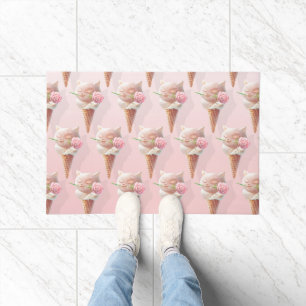Eiscreme Kitty - Rosy & Dreamy Fußmatte