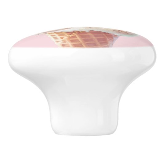 Eiscreme Kitty - Rosy & Dreamy Keramikknauf (Seitenansicht)